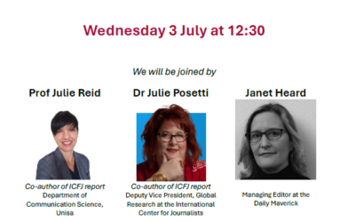 WEBINAR: The women journalists of South Africa’s Daily Maverick: SEXUALIZED, SILENCED AND LABELED SATAN