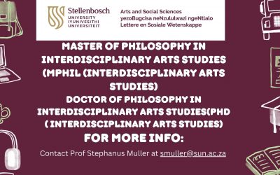Faculty of Arts and Social Sciences Post Graduate Studies continue to soar to greater heights with new PG studies programmes: Master of Philosophy in Interdisciplinary Arts Studies and Doctor of Philosophy in Interdisciplinary Arts Studies (PhD Interdisciplinary Arts Studies)