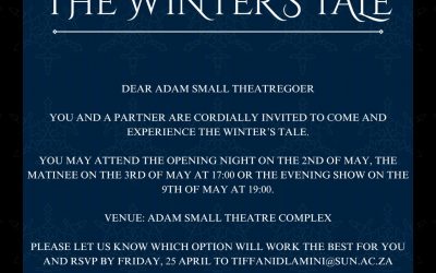 US Drama presents    –    The Winter’s Tale by William Shakespeare   2025